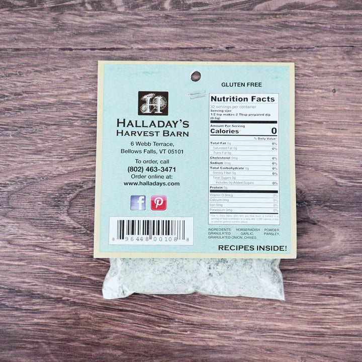 Halladay's Horseradish Dip Mix