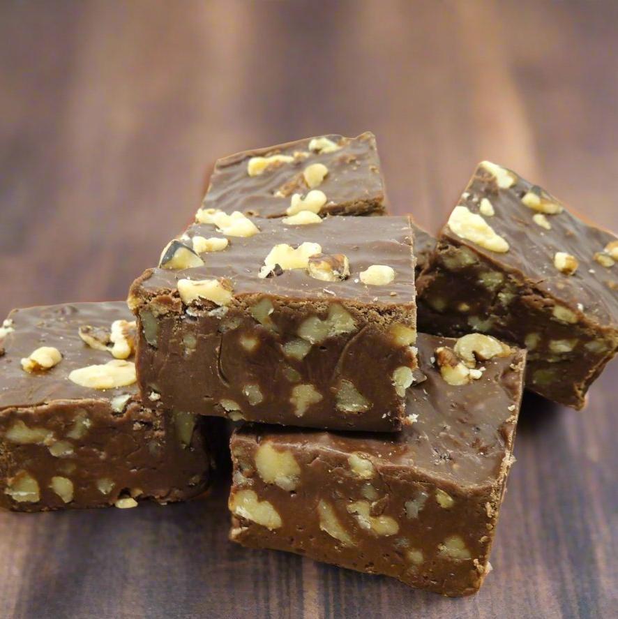 Chocolate Walnut Fudge - The Harvest Barn