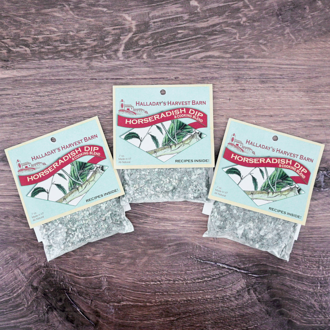 halladays horseradish dip packets