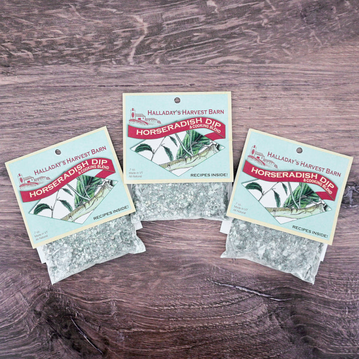 halladays horseradish dip packets