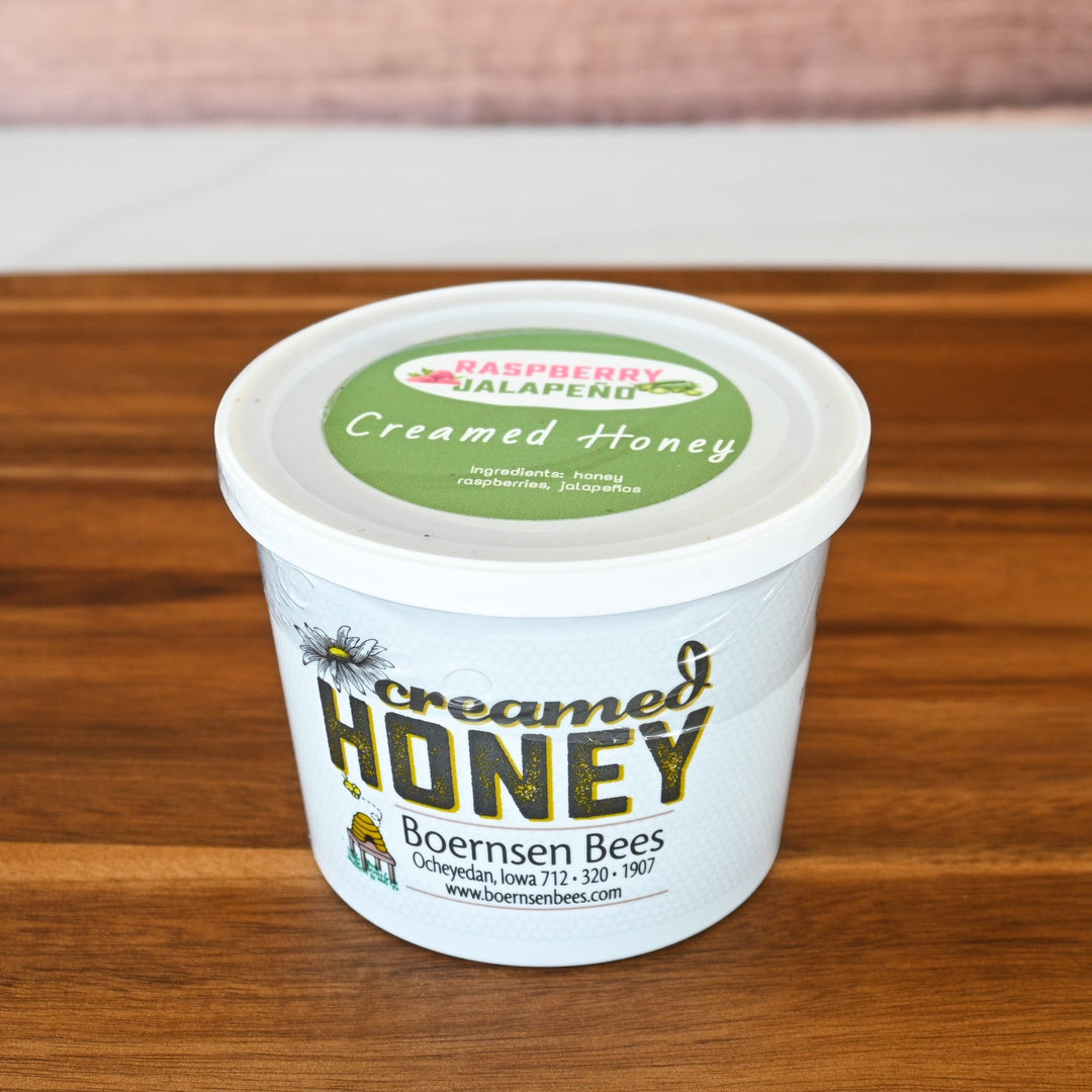 Raspberry - Jalapeno Creamed Honey - The Harvest Barn