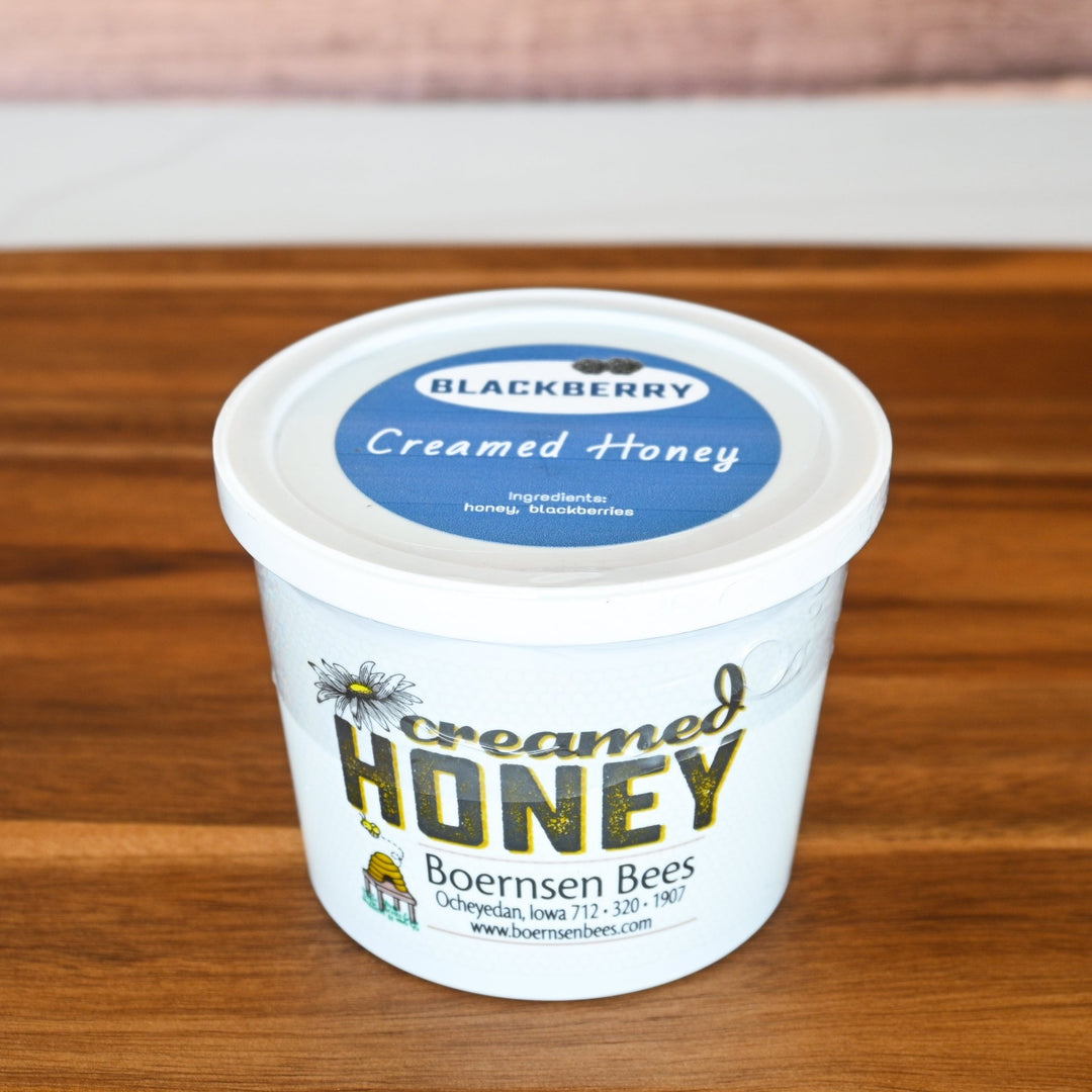 Blackberry Creamed Honey - The Harvest Barn