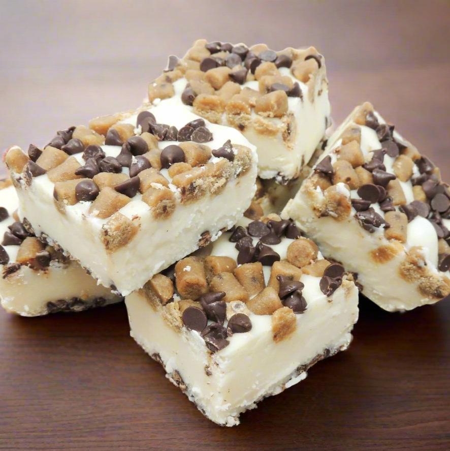 Chocolate Chip Cookie Dough Fudge - The Harvest Barn