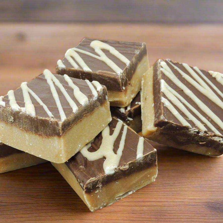 Chocolate Peanut Butter Fudge - The Harvest Barn