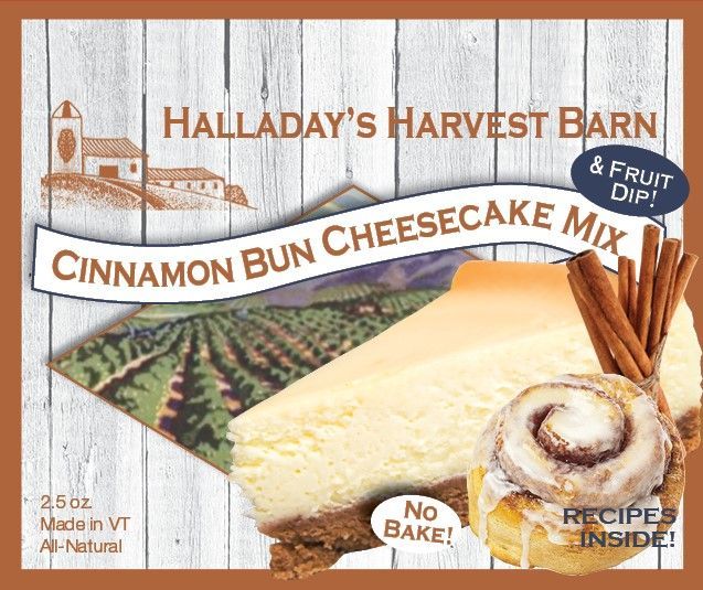 Halladay's Cinnamon Bun Cheesecake Mix
