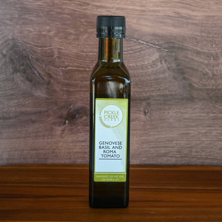 Genovese Basil And Roma Tomato Olive Oil