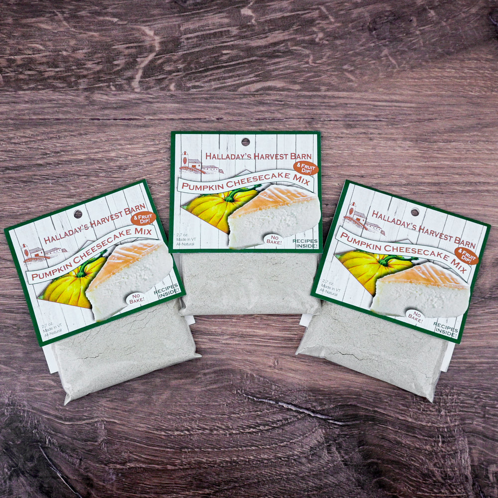 halladay's pumpkin cheesecake mix packets
