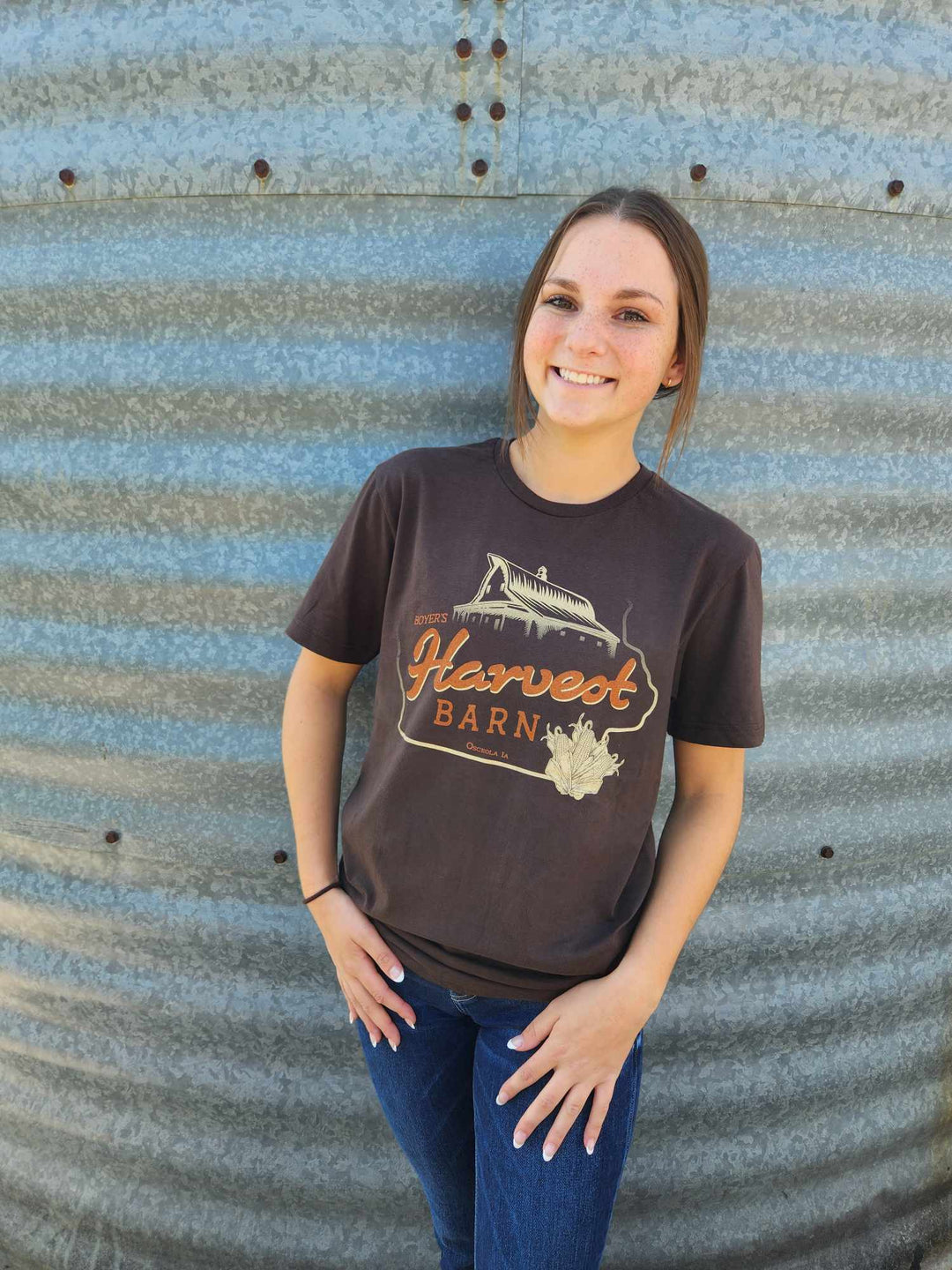 Harvest Barn Brown T-Shirt - The Harvest Barn