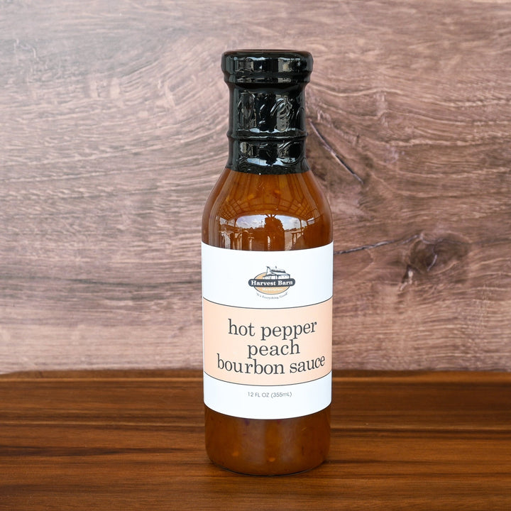 Hot Pepper Peach Bourbon Sauce - The Harvest Barn