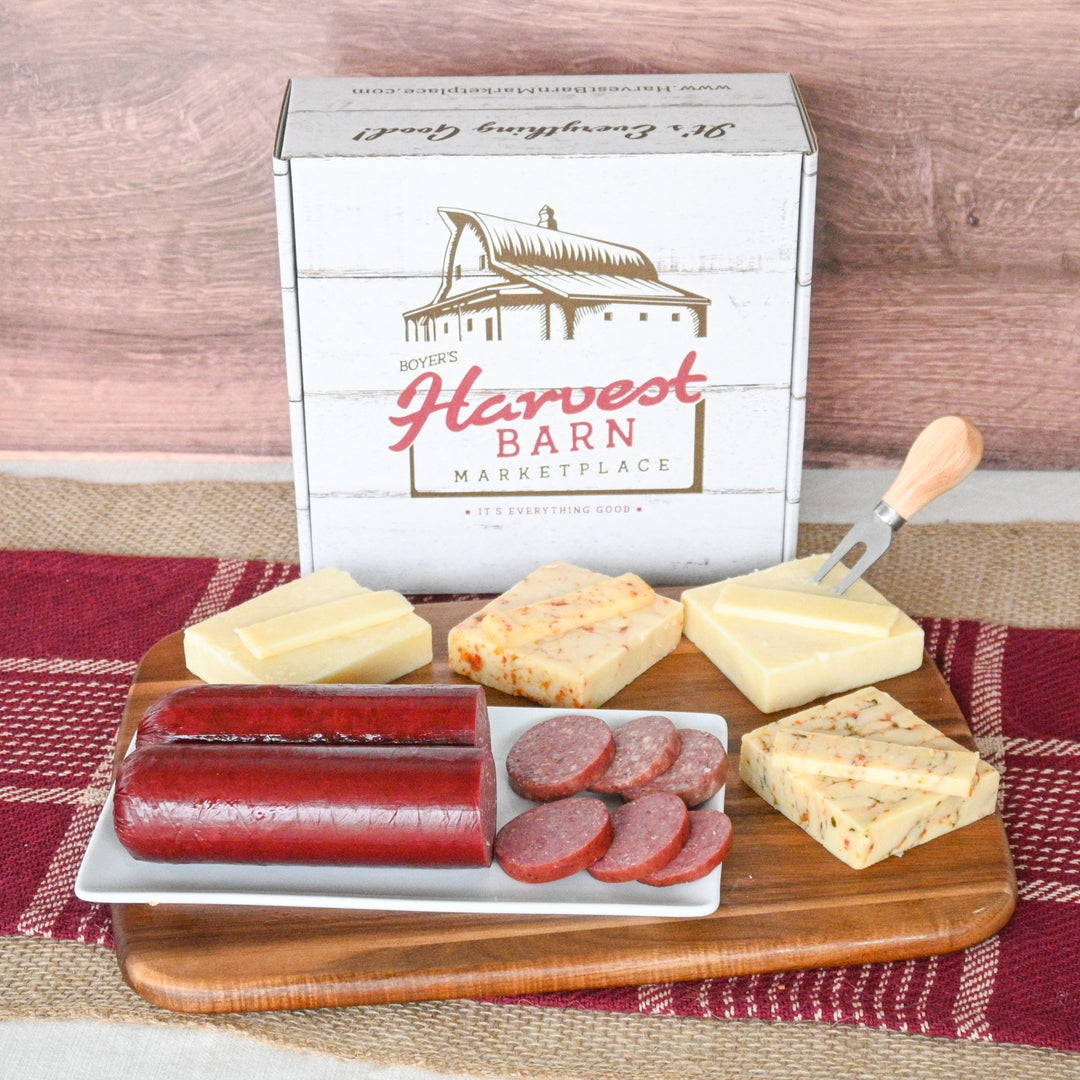 Meat & Cheese Lover's Gift Box - The Harvest Barn