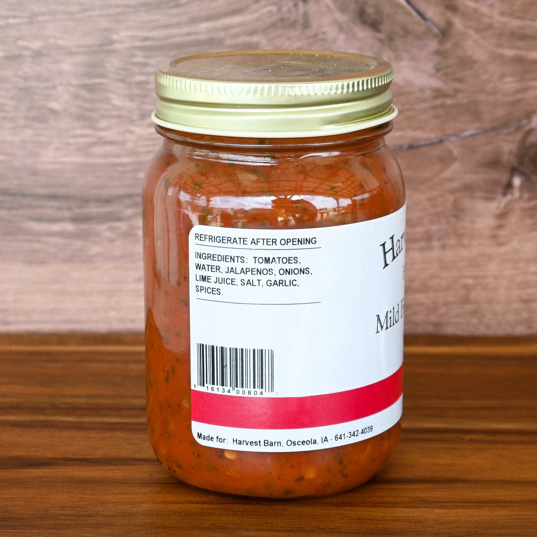 Mild Fine Chopped Salsa - The Harvest Barn