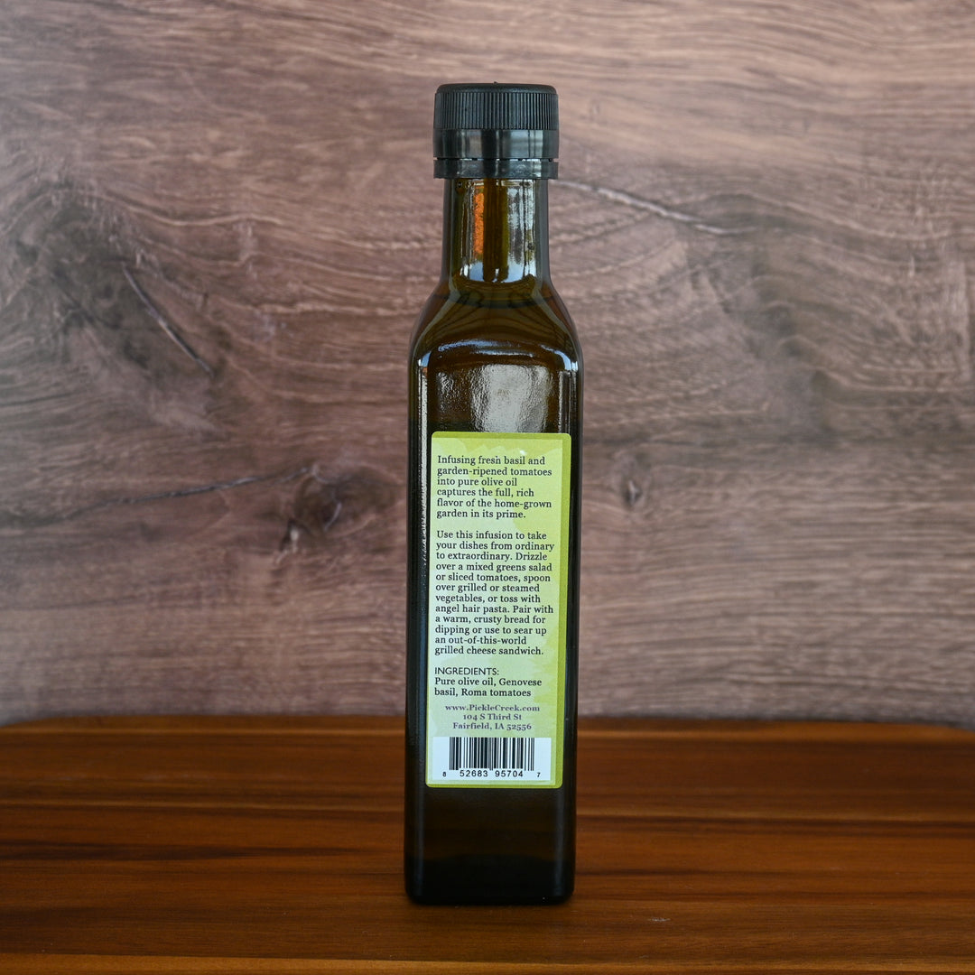 Genovese Basil And Roma Tomato Olive Oil