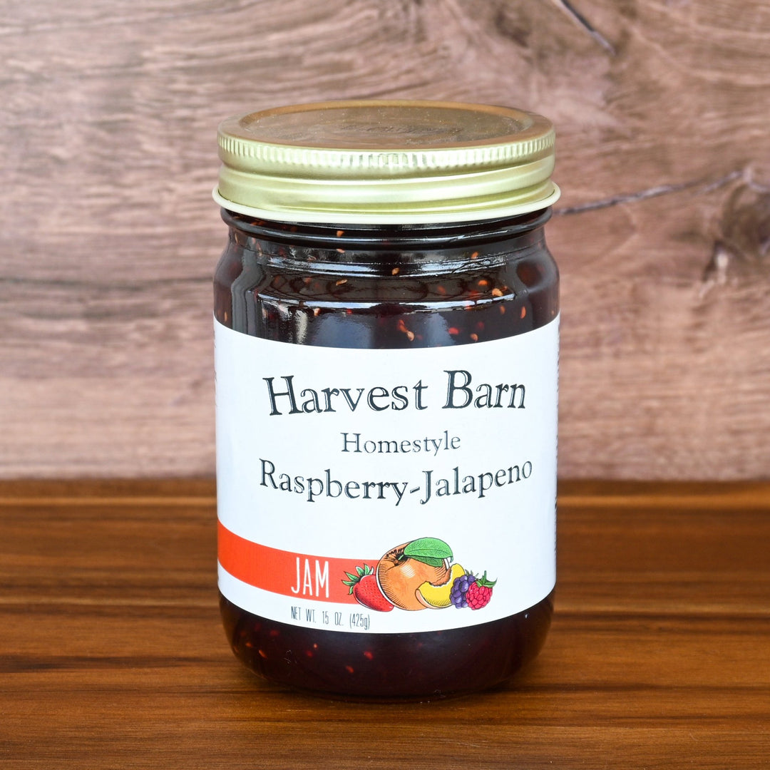 Jalepno Raspberry Jam Label Raspberry Jalapeno Jam – The Harvest Barn