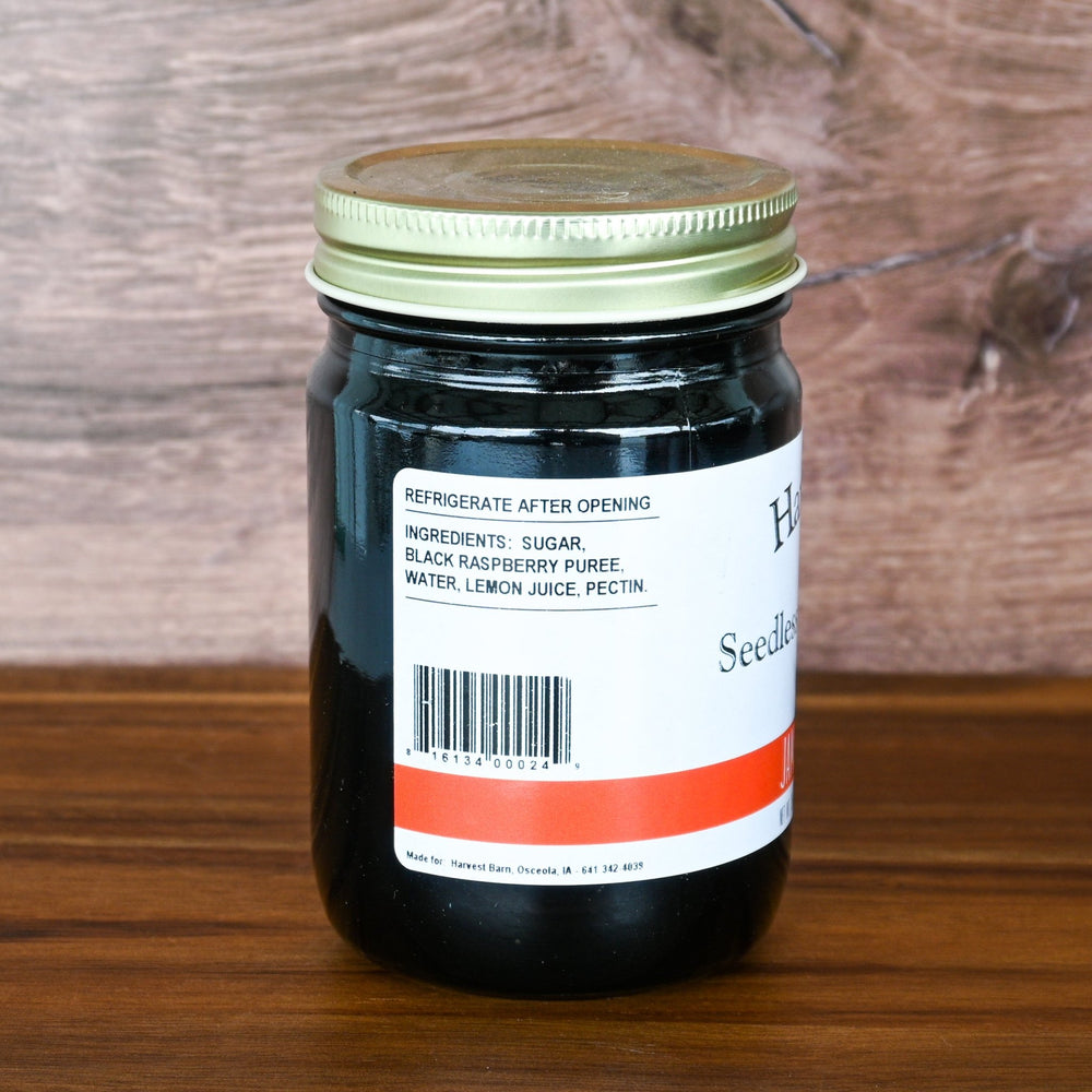 Seedless Black Raspberry Jam - The Harvest Barn